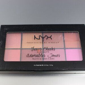 NYX Sweet Cheeks Blush Palette 8 colors SCB01 Brand New